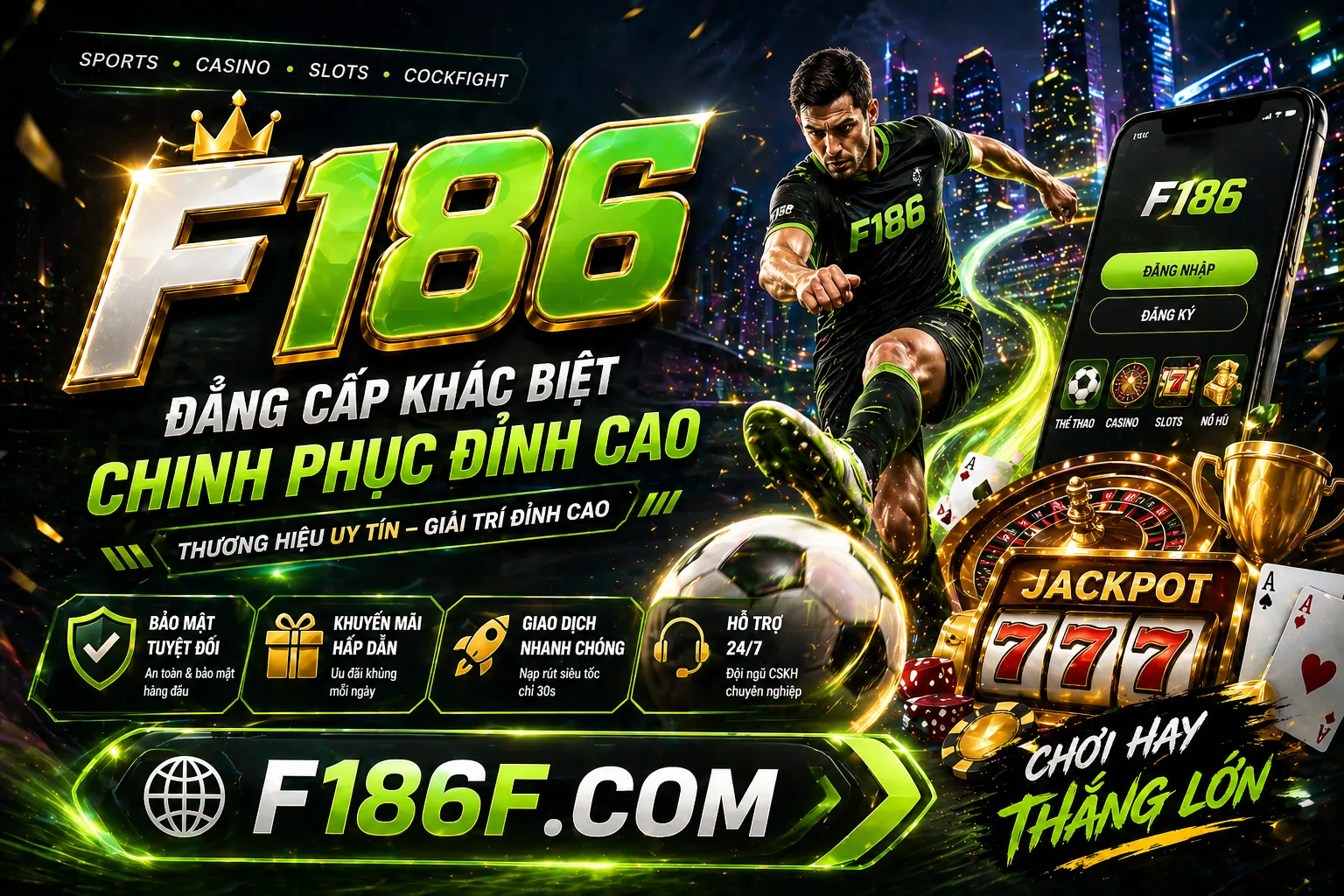 Hình ảnh sân vận động với ánh đèn rực rỡ và khán giả cổ vũ, biểu tượng cho cá cược thể thao đỉnh cao tại OKVIP.